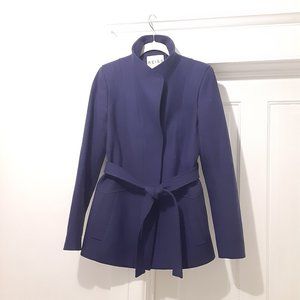 Reiss Wool Coat, Blue